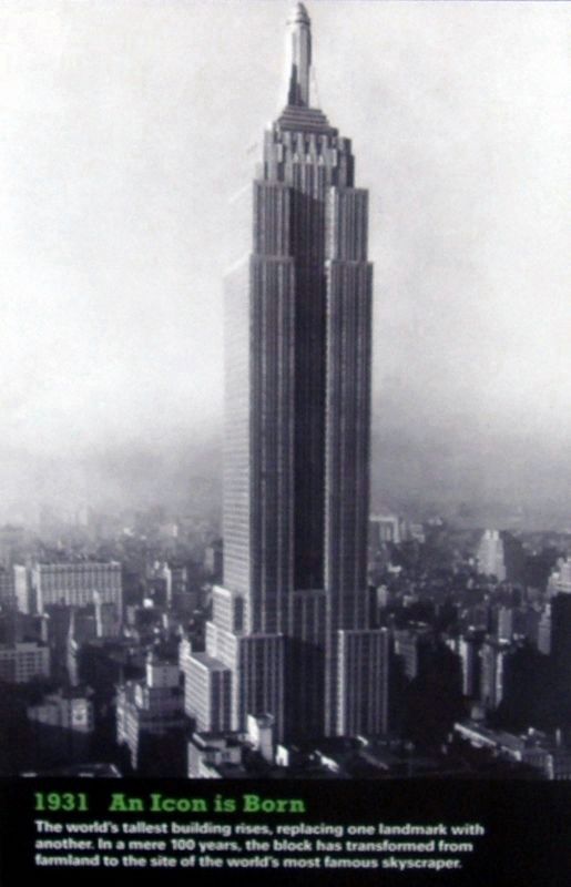 Empire State Building Marker. Click for full size. Empire State Building Marker image. Click for full size.
