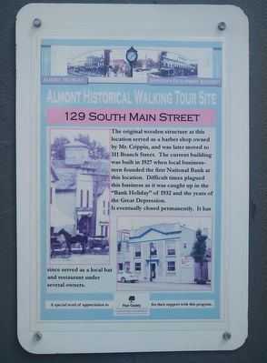129 South Main Street Marker image. Click for full size.