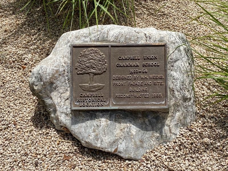 Campbell Union Grammar School Marker. Click for full size. Campbell Union Grammar School Marker image. Click for full size.