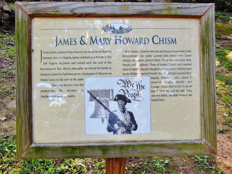 James & Mary Howard Chism Marker image. Click for full size.
