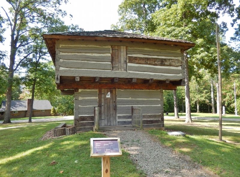 Mansfield's War of 1812 Blockhouse (<i>north elevation</i>) image. Click for more information.