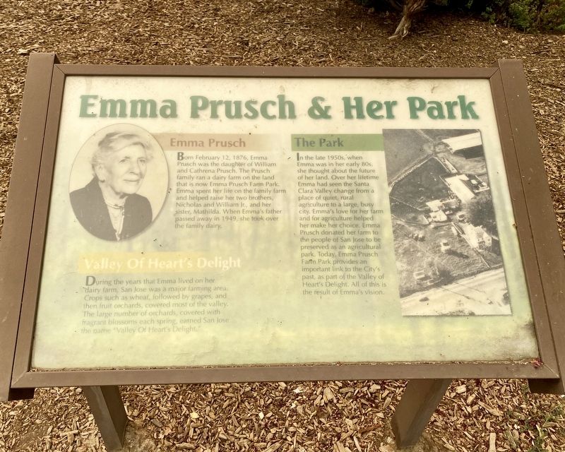 Emma Prusch and Her Park Marker image. Click for full size.
