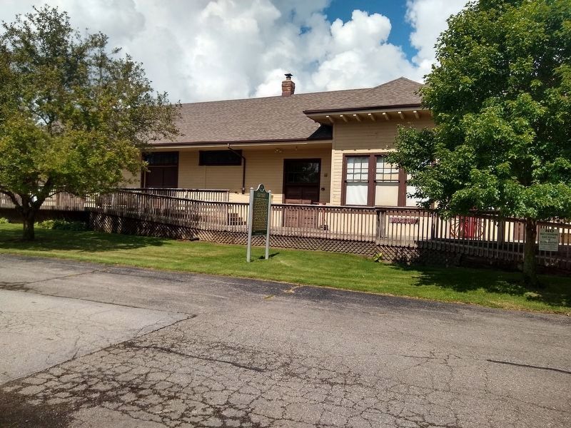 The Fourth Capac Depot and Marker image. Click for full size.