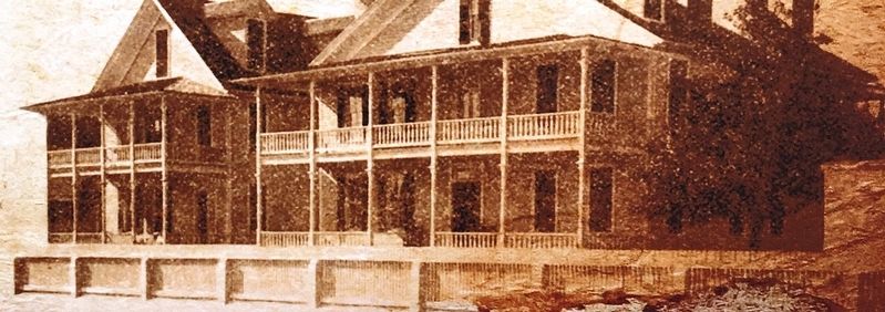 Officers Quarters, St. Francis Barracks, 1908. Click for full size. Officers Quarters, St. Francis Barracks, 1908 image. Click for full size.