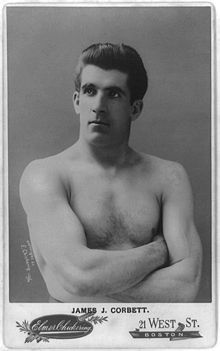 "Gentleman Jim" Corbett. Click for full size. "Gentleman Jim" Corbett image. Click for full size.