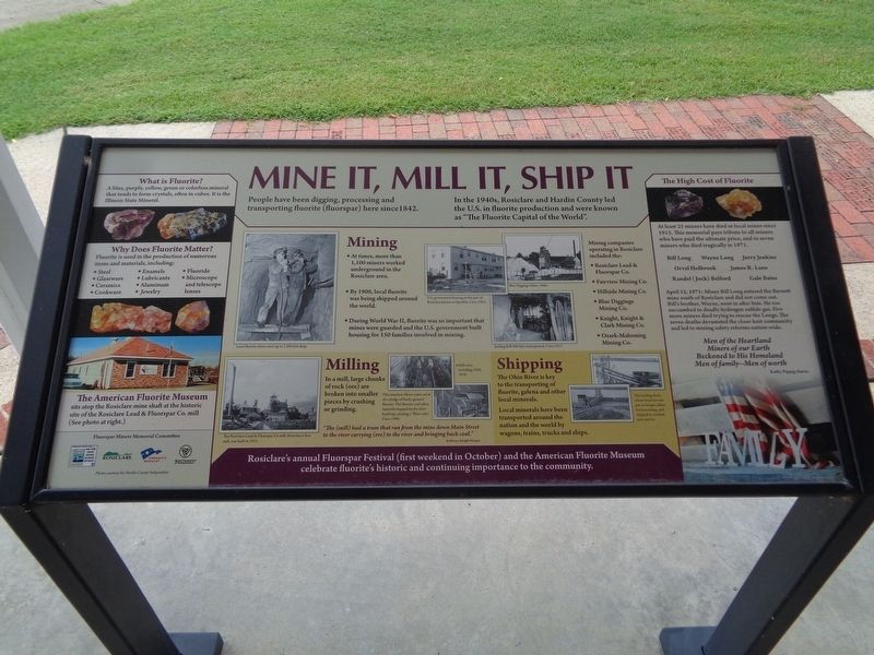 Mine It, Mill It, Ship It Marker image. Click for full size.