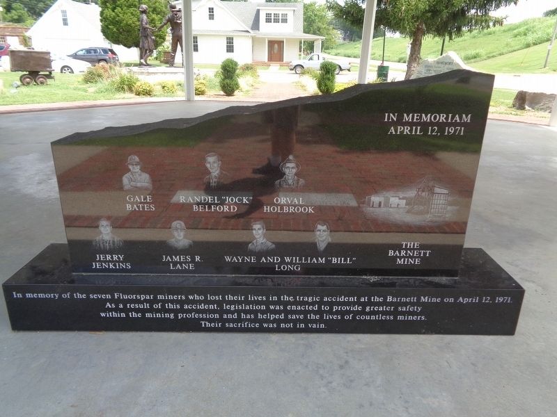 Memorial marker (back) image. Click for full size.