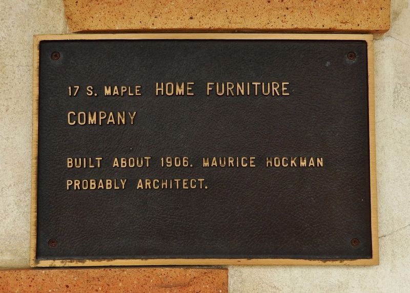 Home Furniture Company Marker image. Click for full size.