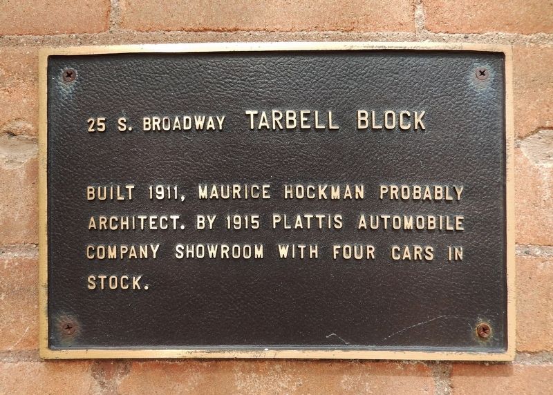 Tarbell Block Marker image. Click for full size.