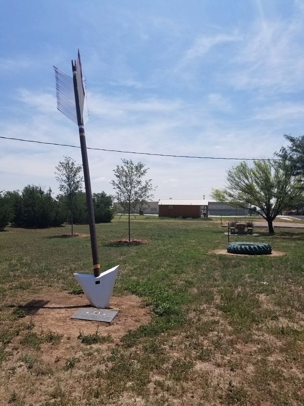 Quanah Parker Trail Marker image. Click for full size.