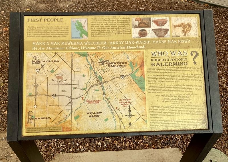 First People / Who Was Robert Antonio Balermino? Marker. Click for full size. First People / Who Was Robert Antonio Balermino? Marker image. Click for full size.