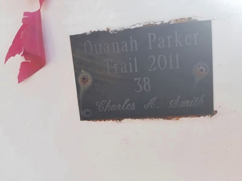 Quanah Parker Trail Marker 38 image. Click for full size.