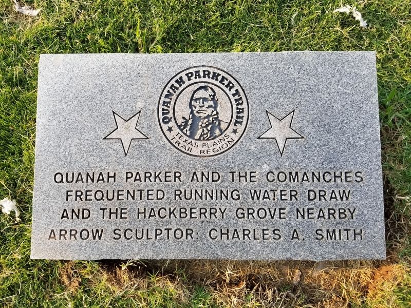 Quanah Parker Trail Marker. Click for full size. Quanah Parker Trail Marker image. Click for full size.