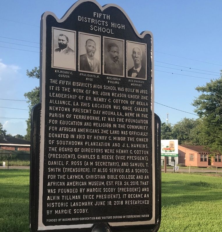 Fifth Districts High School Marker image. Click for full size.