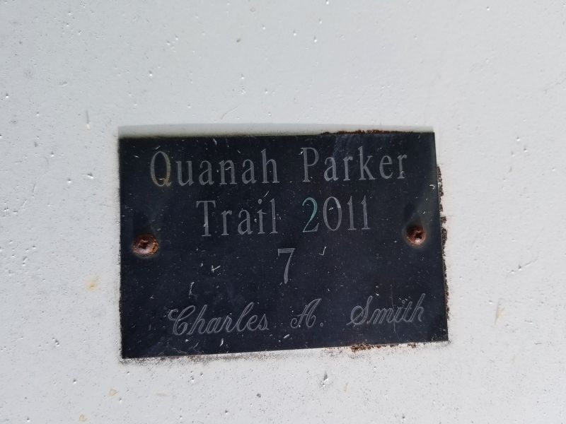Quanah Parker Trail Marker 7 image. Click for full size.