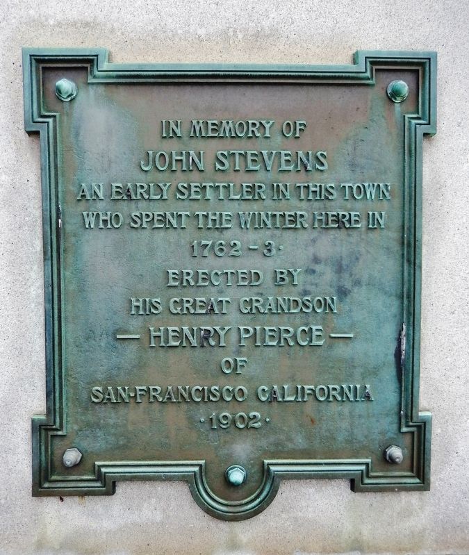 John Stevens Marker image. Click for full size.