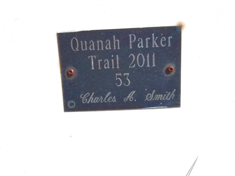Quanah Parker Trail Marker 53 image. Click for full size.