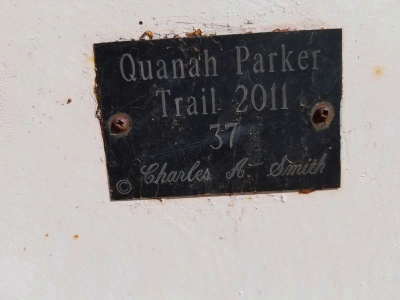 Quanah Parker Trail Marker 37 image. Click for full size.
