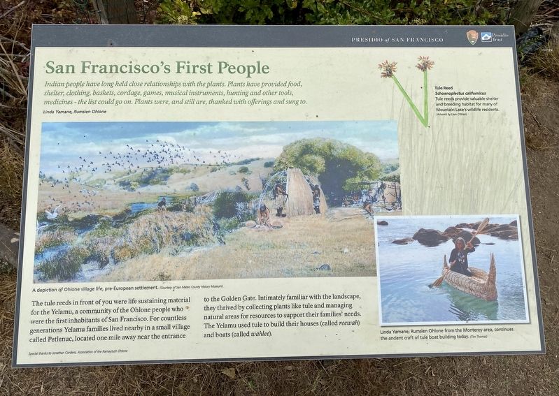 San Francisco's First People Marker image. Click for full size.