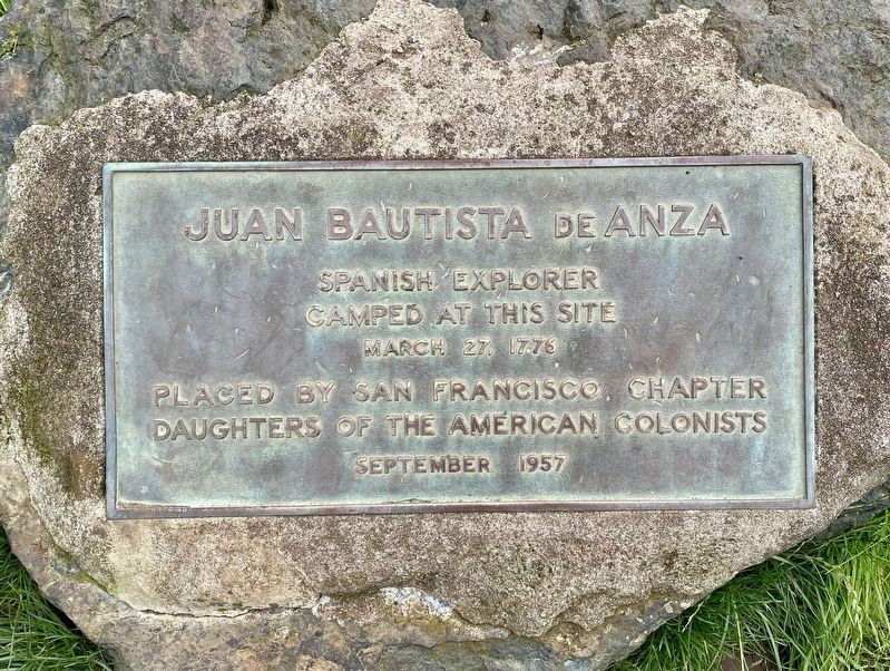 Juan Bautista de Anza Marker image. Click for full size.
