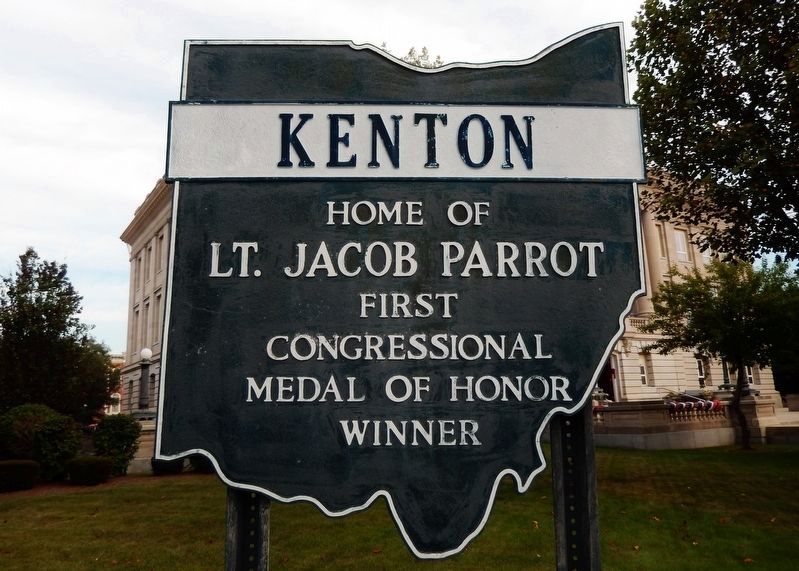 Kenton: Home of Lt. Jacob Parrot Marker image. Click for full size.