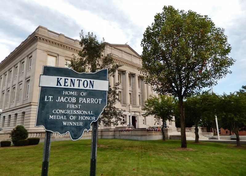 Kenton: Home of Lt. Jacob Parrot Marker image. Click for full size.