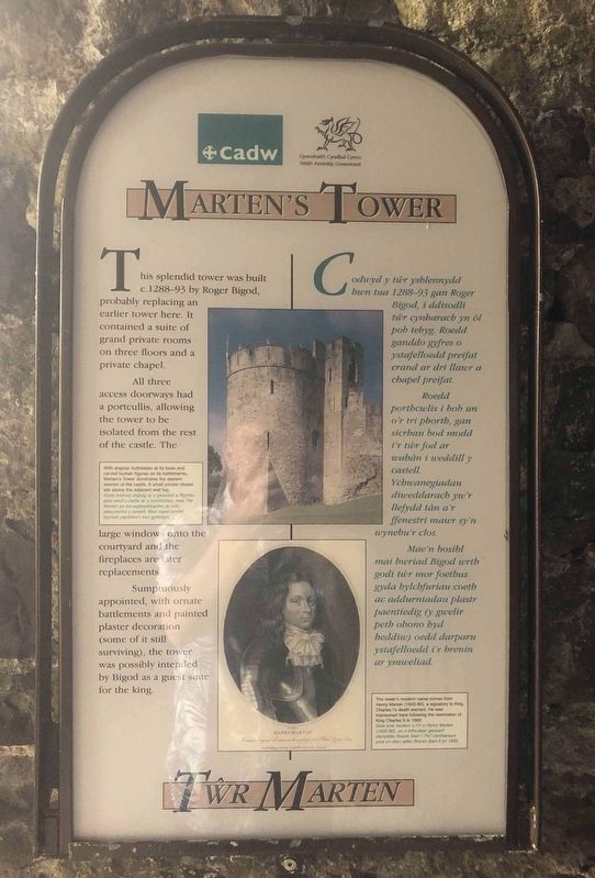 Marten's Tower Marker. Click for full size. Marten's Tower Marker image. Click for full size.