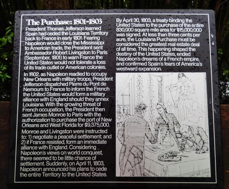 The Purchase: 1801-1803 Marker image. Click for full size.