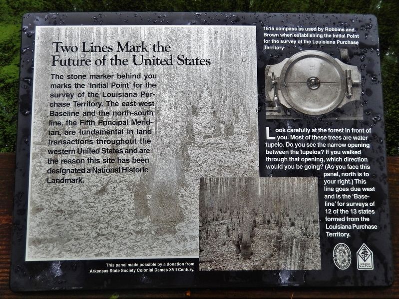 Two Lines Mark the Future of the United States Marker image. Click for full size.