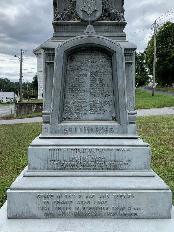 North (Front) Face. Click for full size. North (Front) Face image. Click for full size.