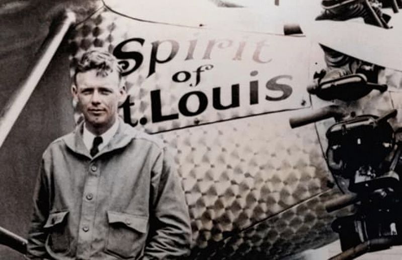 Charles Lindbergh image. Click for full size.