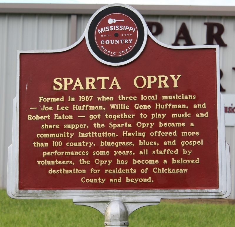 Sparta Opry Marker (Side 1) image. Click for full size.