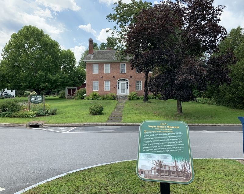 Noyes House Museum and Marker image. Click for full size.