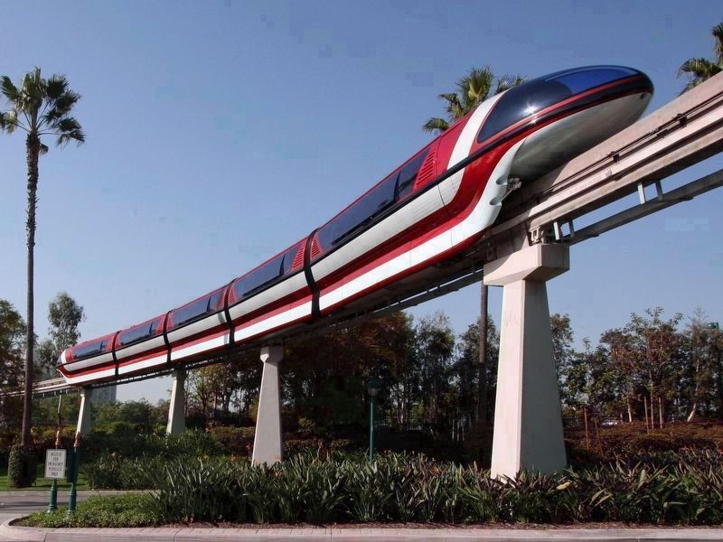 Disneyland Monorail image. Click for full size.