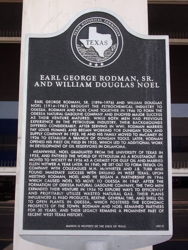 Earl George Rodman, Sr. and William Douglas Noel Marker image. Click for full size.