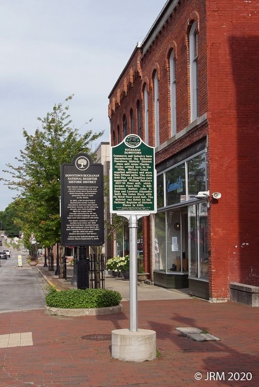 Buchanan Downtown Marker image. Click for full size.