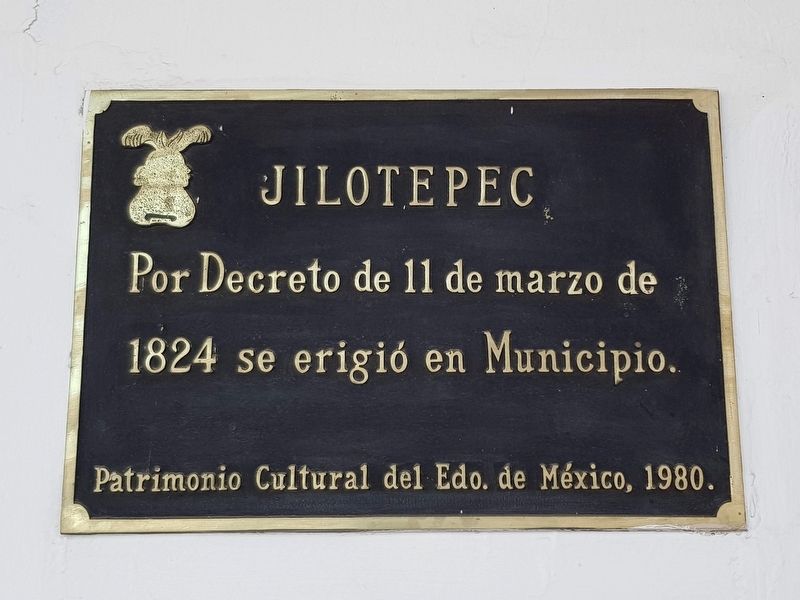 Municipality of Jilotepec Marker image. Click for full size.