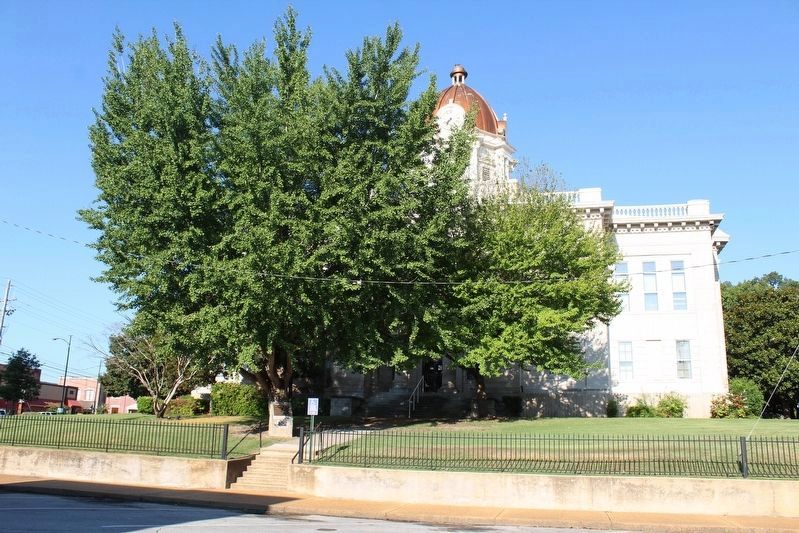 Lee County Courthouse Marker. Click for full size. Lee County Courthouse Marker image. Click for full size.