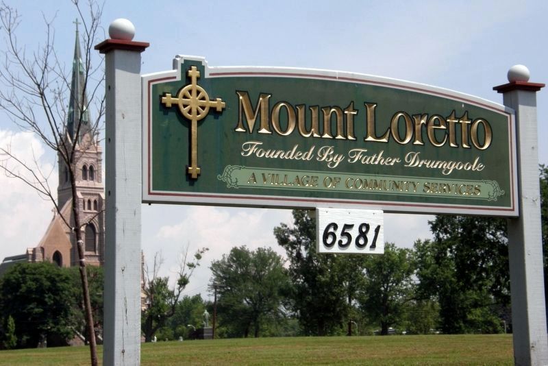 Mount Loretto today image. Click for full size.