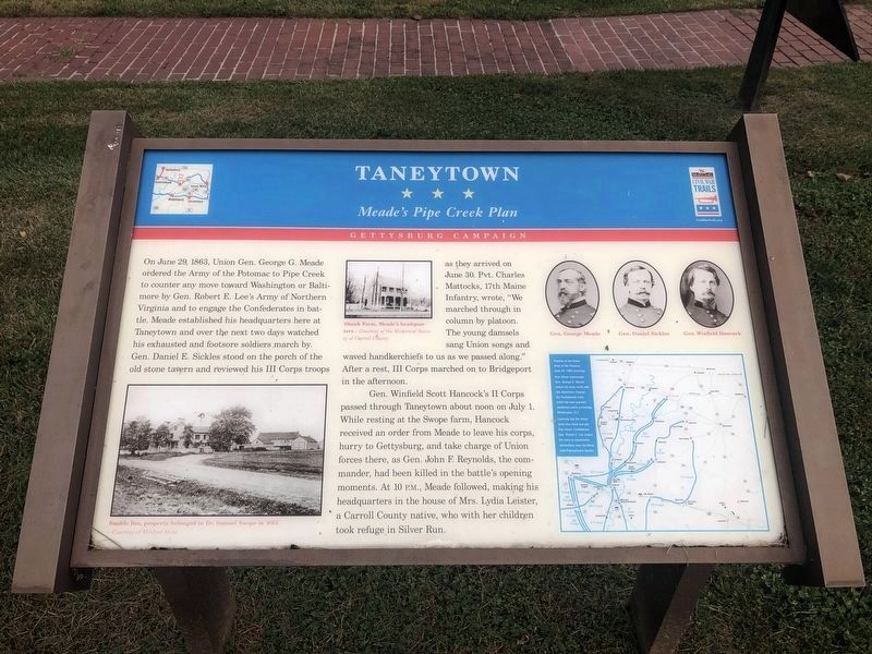 Taneytown Marker image. Click for full size.
