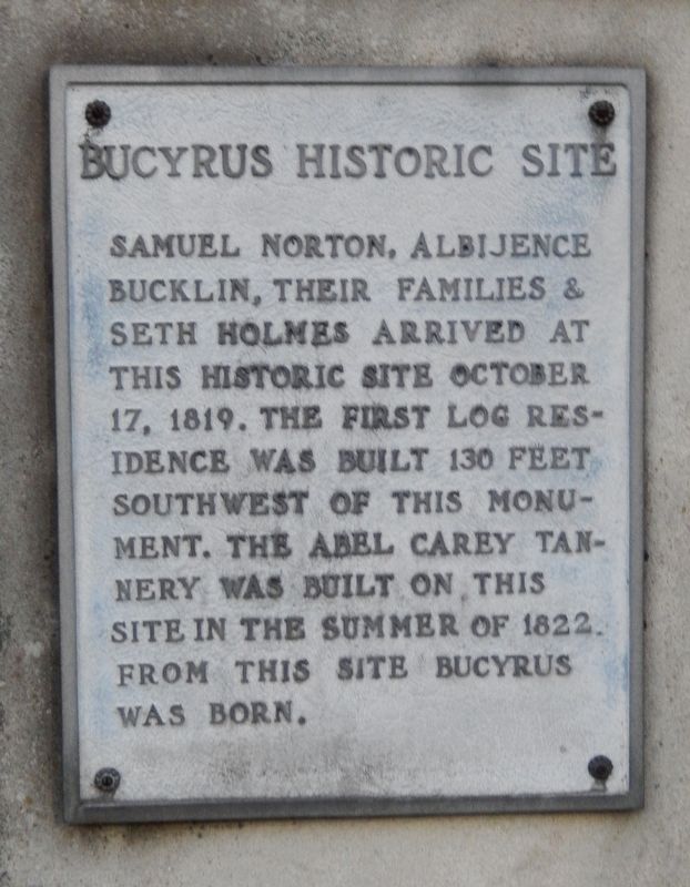 Bucyrus Historic Site Marker image. Click for full size.