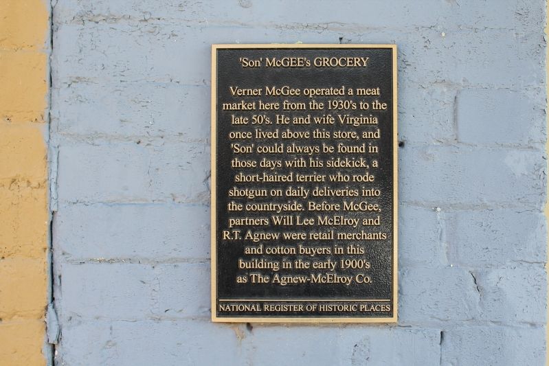 'Son" McGee's Grocery Marker image. Click for full size.