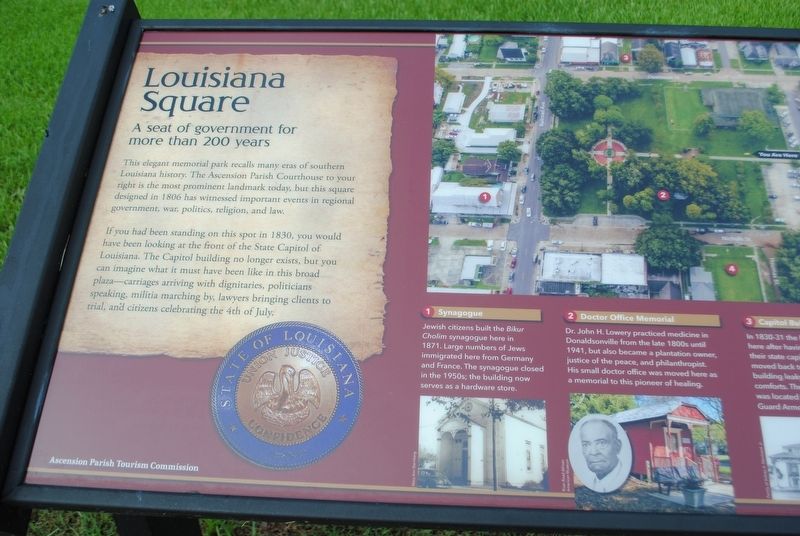 Louisiana Square Marker image. Click for full size.