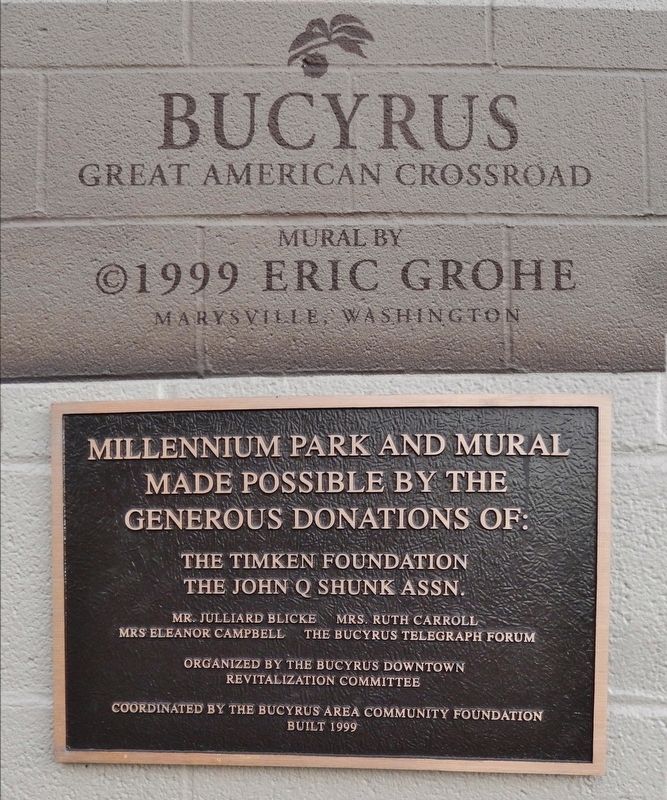 Great American Crossroads Mural Plaques. Click for full size. Great American Crossroads Mural Plaques image. Click for full size.