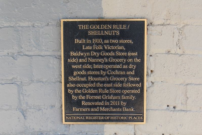The Golden Rule / Shellnuts Marker image. Click for full size.