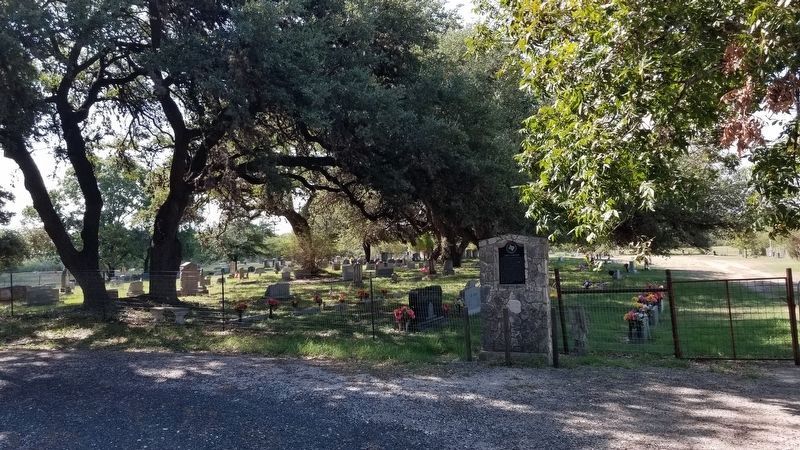 Jones Cemetery and Marker image. Click for full size.