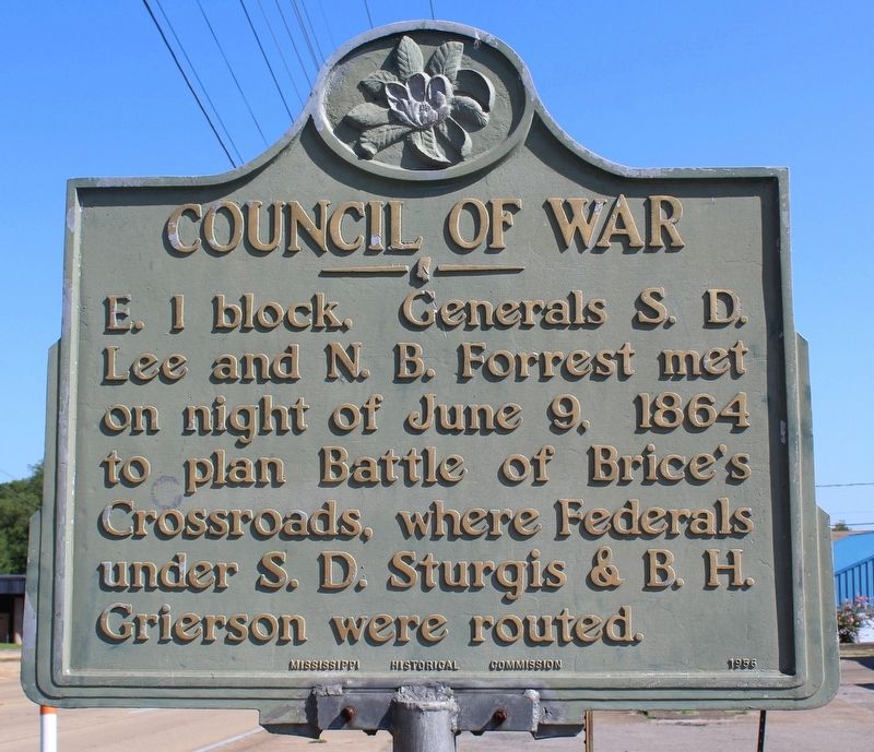 Council of War Marker image. Click for full size.