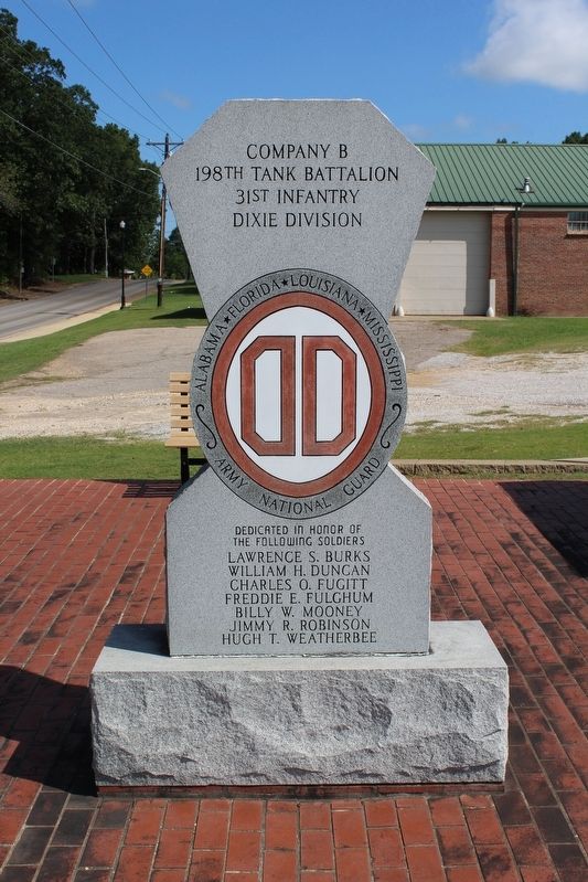 Booneville Armory Explosion Memorial image. Click for full size.