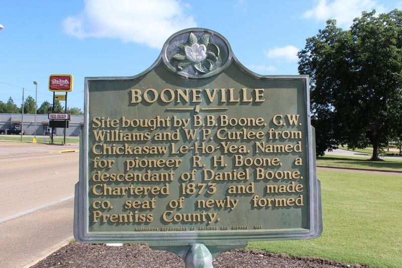 Booneville Marker image. Click for full size.