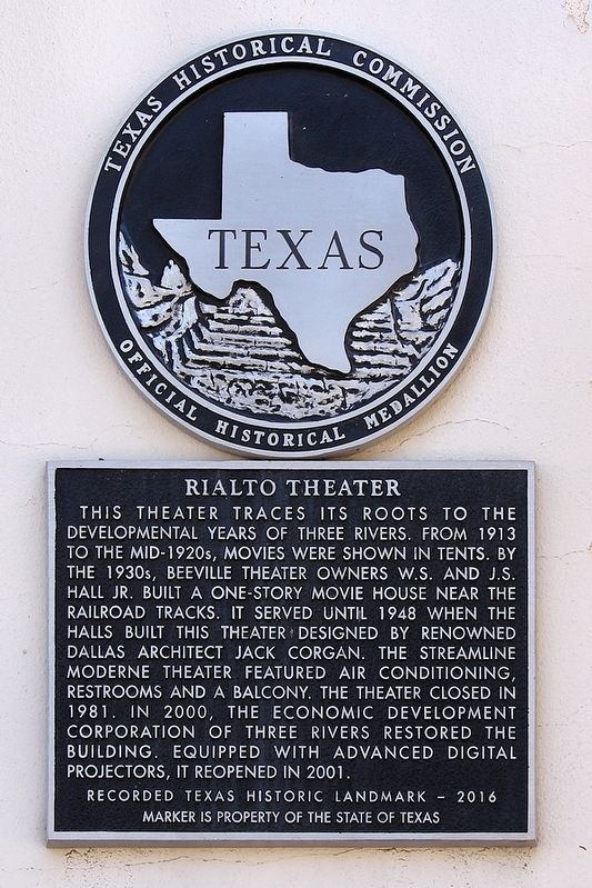Rialto Theater Marker image. Click for full size.